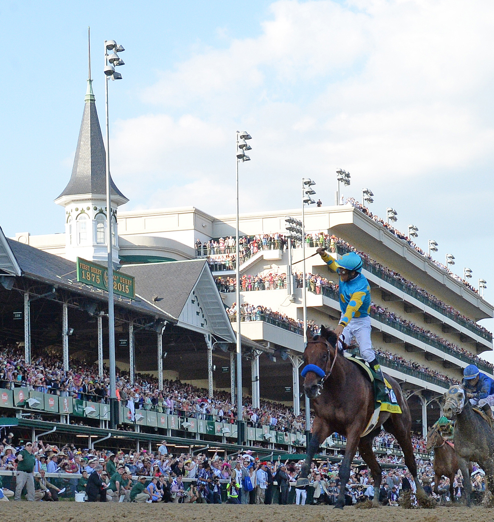 Affirmed in 2015 winning the Kentucky Derby