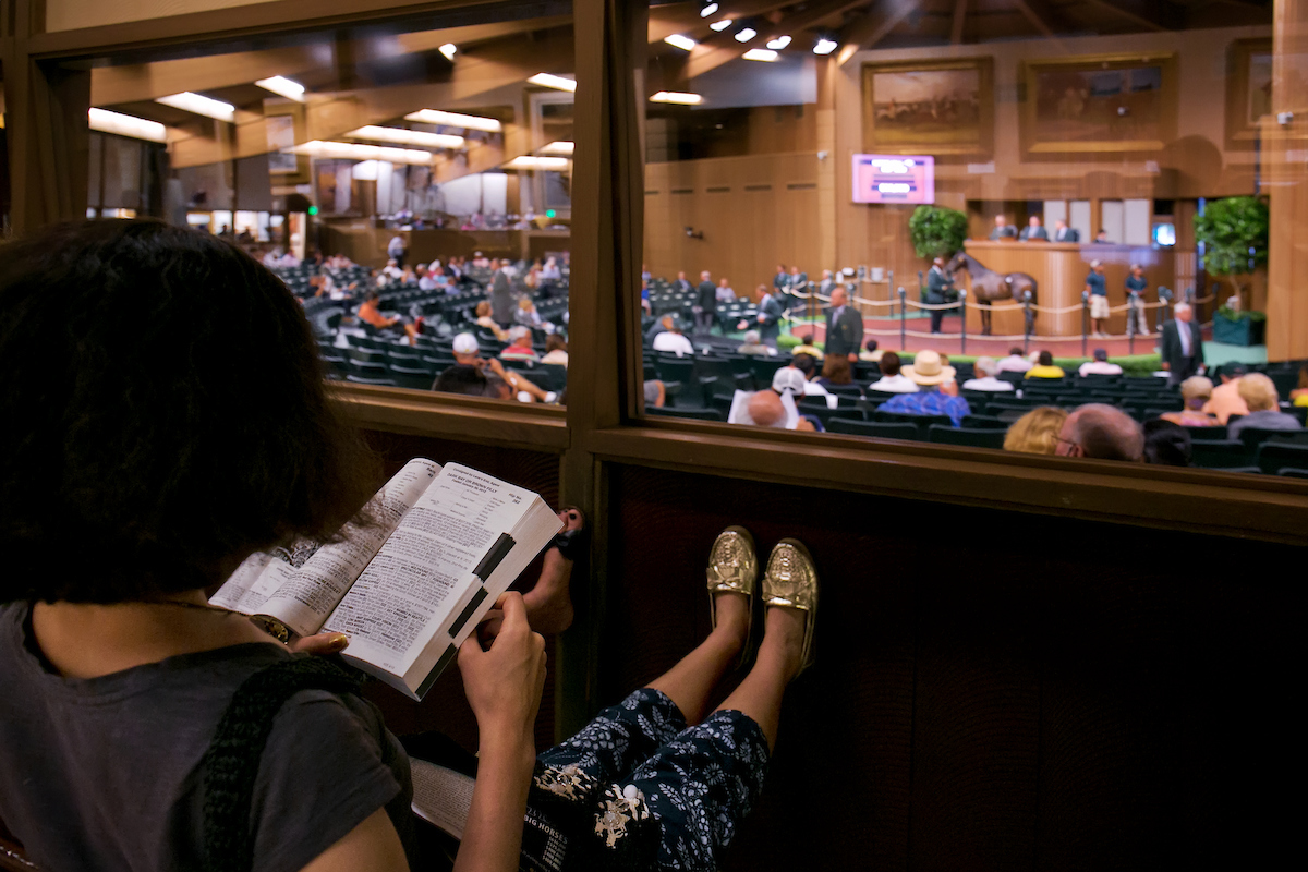 Keeneland sales pavilion