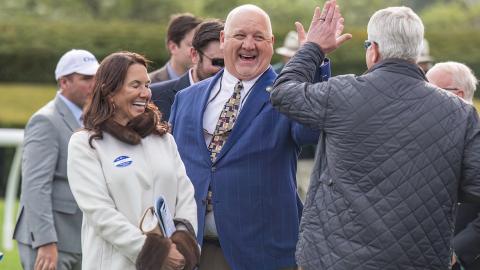 Trainer Kenny McPeek at Central Bank Ashland (G1) 2023