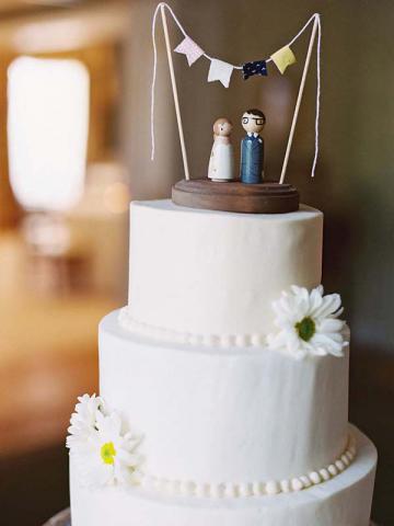 Elizabeth & Tim's Wedding Cake